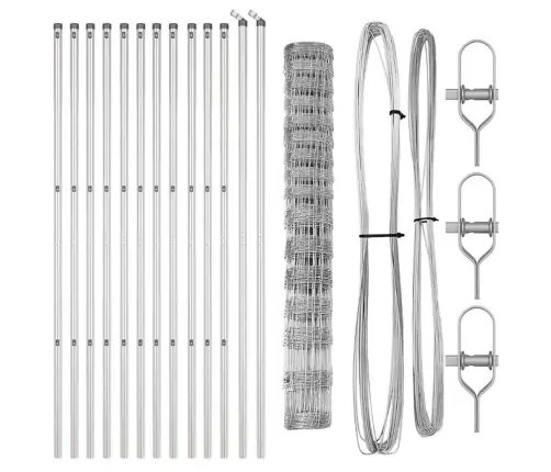 Lauku Žogs 1.2X25 M Cinkots Tērauds Vidaxl