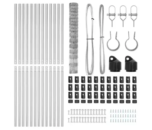 Lauku Žogs 1.2X25 M Cinkots Tērauds Vidaxl