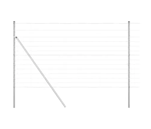 Ganyklų Tvora Sidabro 25 X 1.4 M Galvanizuotas Plienas