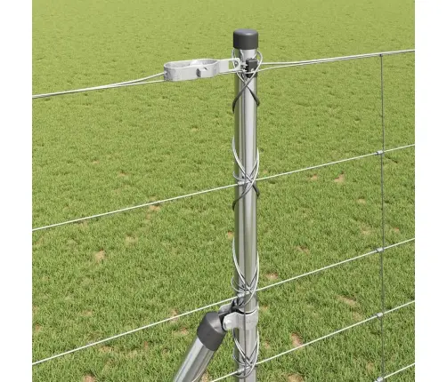 Lauka Žogs 1.4 X 25 M Cinkots Tērauds Vidaxl