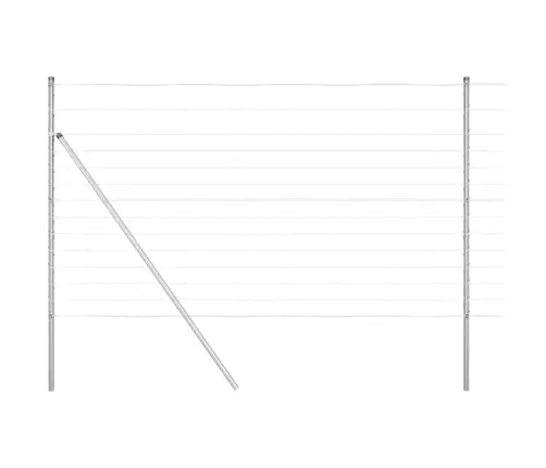 Lauka Žogs 1.4 X 25 M Cinkots Tērauds Vidaxl