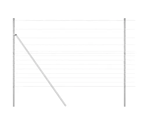 Lauka Žogs 1.5X25 M Cinkots Tērauds Vidaxl