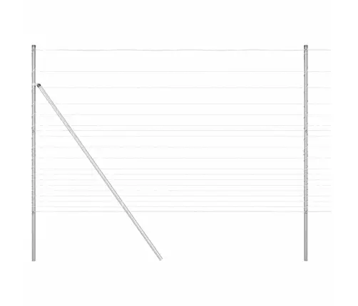 Ganyklų Tvora Sidabro 25 X 1.5 M Galvanizuotas Plienas