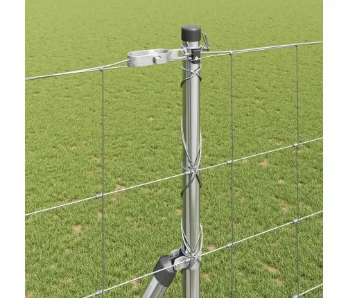 Lauka Žogs 1.6X25 M Cinkots Tērauds Vidaxl