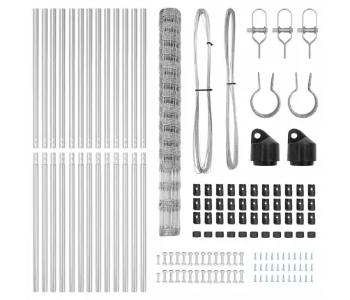 Karjamaa-Aed Hõbedane 25 X 1.6 M Tsingitud Teras