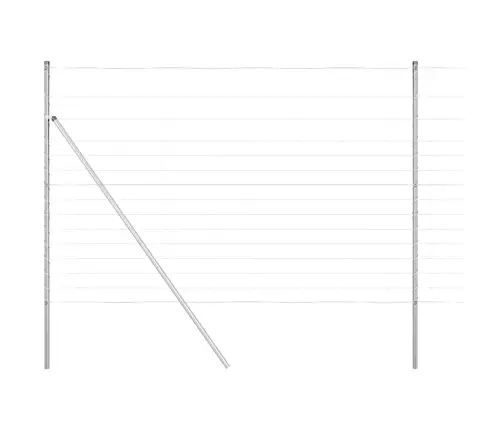 Karjamaa-Aed Hõbedane 25 X 1.6 M Tsingitud Teras