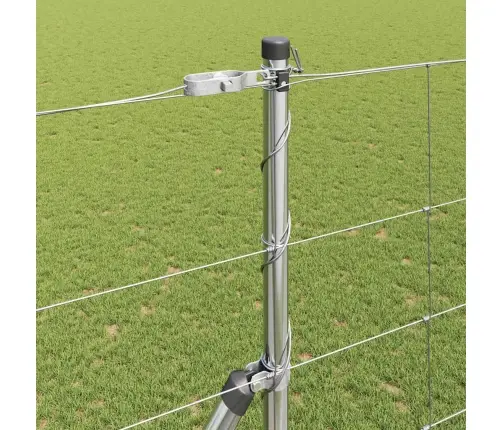 Lauka Žogs 1.6 X 25 M Cinkots Tērauds Vidaxl