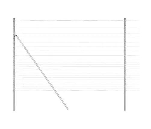 Lauka Žogs 1.6 X 25 M Cinkots Tērauds Vidaxl