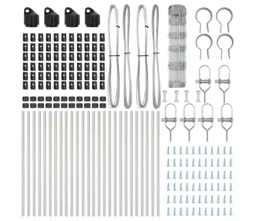 Ganyklų Tvora Sidabro 50 X 0.8 M Galvanizuotas Plienas