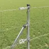 Lauka Žogs 0.8X50 M Cinkots Tērauds Vidaxl