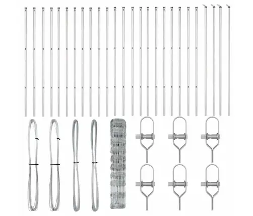 Aiapost Galvaniseeritud 50 X 1 M Teras