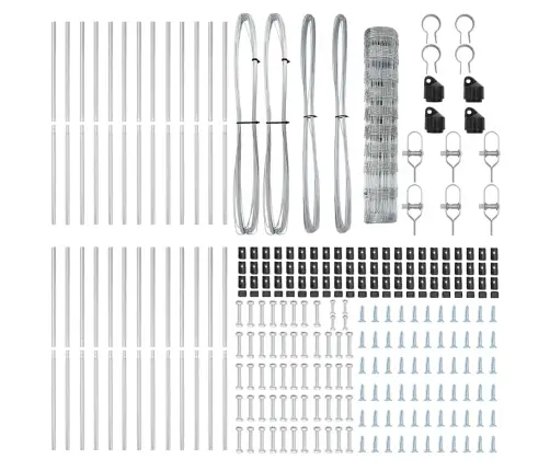 Aiapost Galvaniseeritud 50 X 1 M Teras