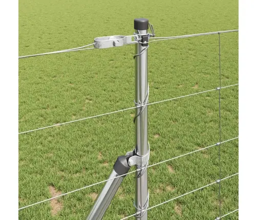 Lauka Žogs 1.2X50 M Cinkots Tērauds Vidaxl