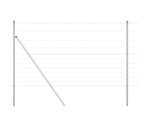 Tvorelės Stulpas Cinkuotas 50 X 1,4 M Plienas