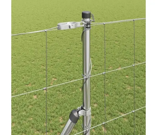 Karjamaa-Aed Hõbedane 50 X 1.5 M Tsingitud Teras