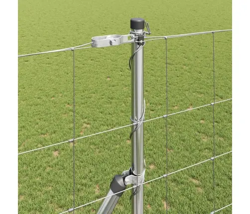 Lauka Žogs 1,5 X 50 M Cinkots Tērauds Vidaxl