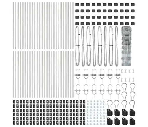 Tvorelės Stulpas Cinkuotas 100 X 0,8 M Plienas