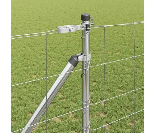 Karjamaa-Aed Hõbedane 25 X 1.2 M Tsingitud Teras