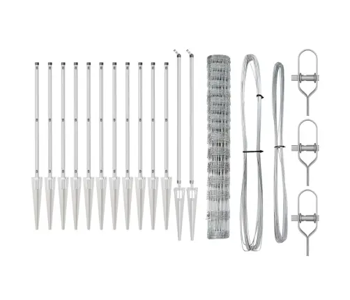 Lauku Žogs 1.2 X 25 M Cinkots Tērauds Vidaxl