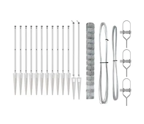 Lauku Žogs 1.4X25 M Cinkots Tērauds Vidaxl