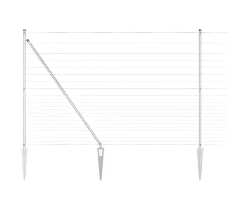 Aiapost Galvaniseeritud 25 X 1,6 M Teras