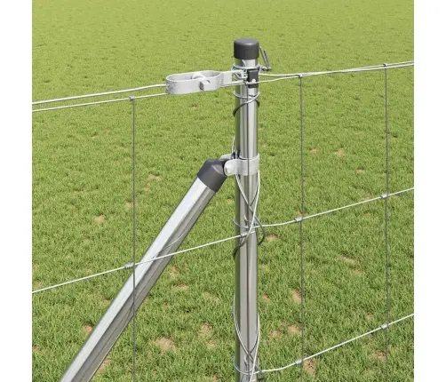 Ārējais Žogs 1,2 X 50 M Cinkots Tērauds Vidaxl