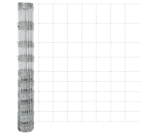 Ārējais Žogs 1,2 X 50 M Cinkots Tērauds Vidaxl