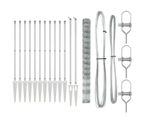 Tvorelės Stulpas Cinkuotas 50 X 1,6 M Plienas