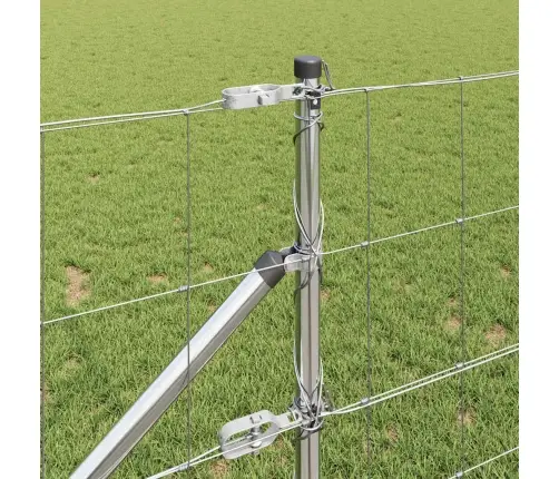 Lauka Žogs 0.8 X 100 M Cinkots Tērauds Vidaxl