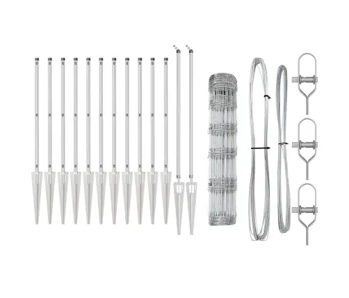 Lauku Žogs 0.8X100 M Cinkots Tērauds Vidaxl