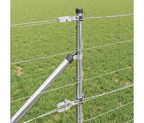 Lauka Žogs 0.8X100 M Cinkots Tērauds Vidaxl