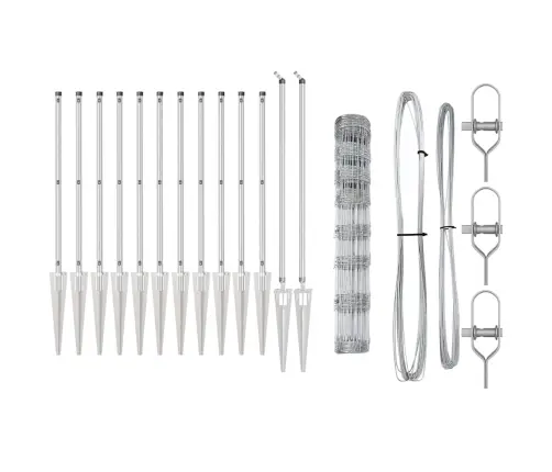 Lauku Žogs 1X100 M Cinkots Tērauds Vidaxl