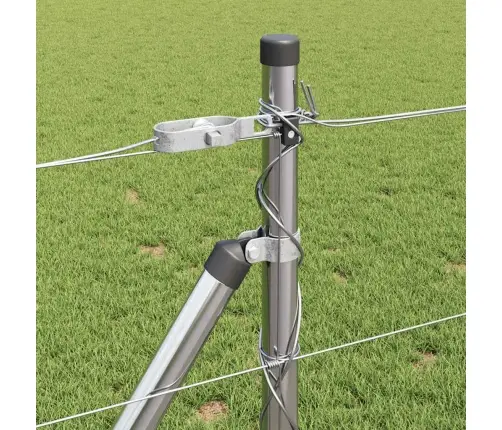 Lauku Žogs 0.8 X 25 M Cinkots Tērauds Vidaxl