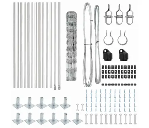 Lauku Žogs 1X25 M Cinkots Tērauds Vidaxl