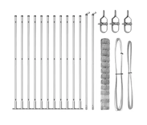 Lauka Žogs 1.2X25 M Cinkots Tērauds Vidaxl