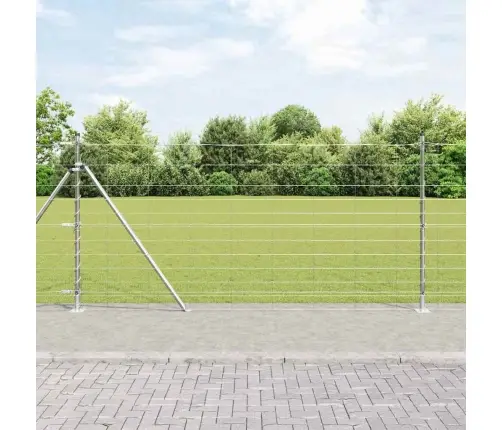 Lauku Žogs 1.2X25 M Cinkota Tērauda Vidaxl