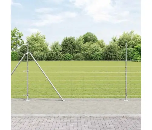 Lauka Žogs 1.4X25 M Cinkots Tērauds Vidaxl