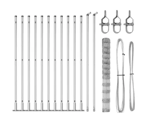 Lauka Žogs 1.4X25 M Cinkots Tērauds Vidaxl