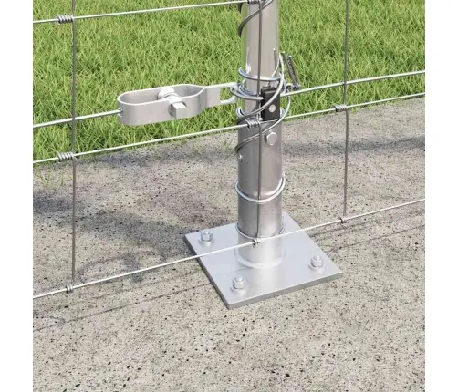 Lauku Žogs 1.5X25 M Cinkots Tērauds Vidaxl