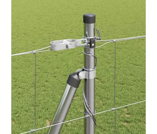 Lauku Žogs 1.5 X 25 M Cinkots Tērauds Vidaxl