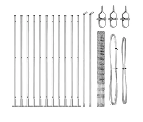 Karjamaa-Aed Hõbedane 25 X 1.5 M Tsingitud Teras