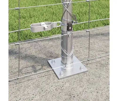 Lauka Žogs 1.6X25 M Cinkots Tērauds Vidaxl