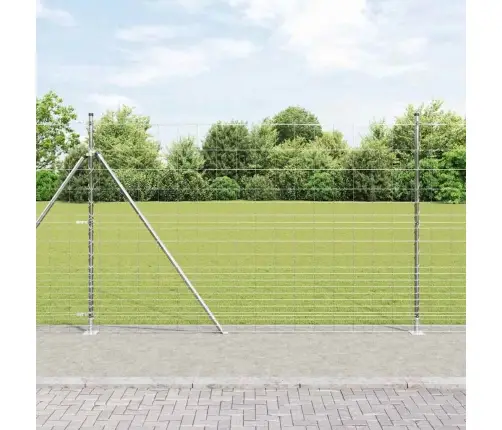 Lauka Žogs 1.6X25 M Cinkots Tērauds Vidaxl