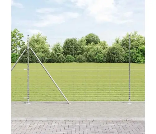 Lauku Žogs 1.6X25 M Cinkots Tērauds Vidaxl