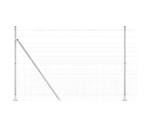 Lauka Žogs 1.6X25 M Cinkots Tērauds Vidaxl