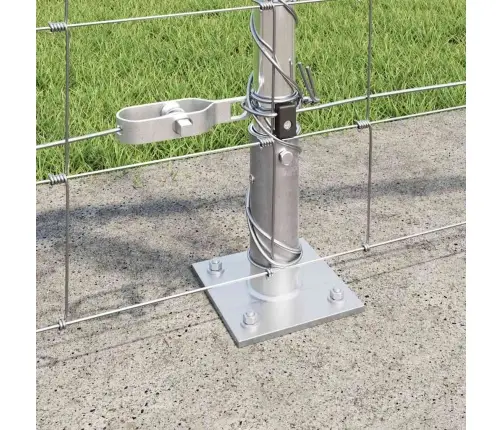 Dārza Žogs 1X50 M Cinkots Tērauds Vidaxl