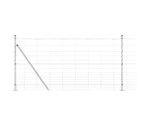 Lauku Žogs 1.2X50 M Cinkots Tērauds Vidaxl