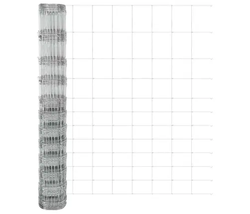 Karjamaa-Aed Hõbedane 50 X 1.4 M Tsingitud Teras