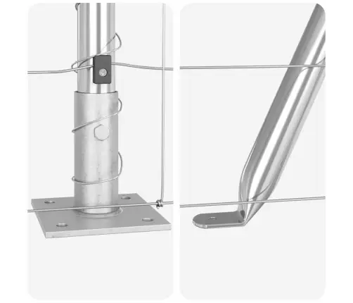 Aiapost Galvaniseeritud 50 X 1,5 M Teras