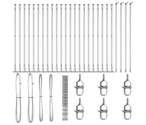 Aiapost Galvaniseeritud 50 X 1,5 M Teras